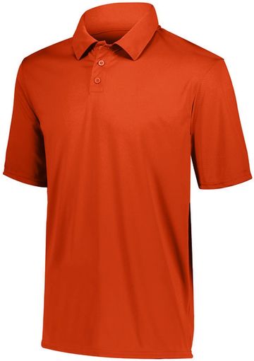 Augusta Adult Unisex 4.5 oz 100% polyester wicking Vital Short Sleeve Polo